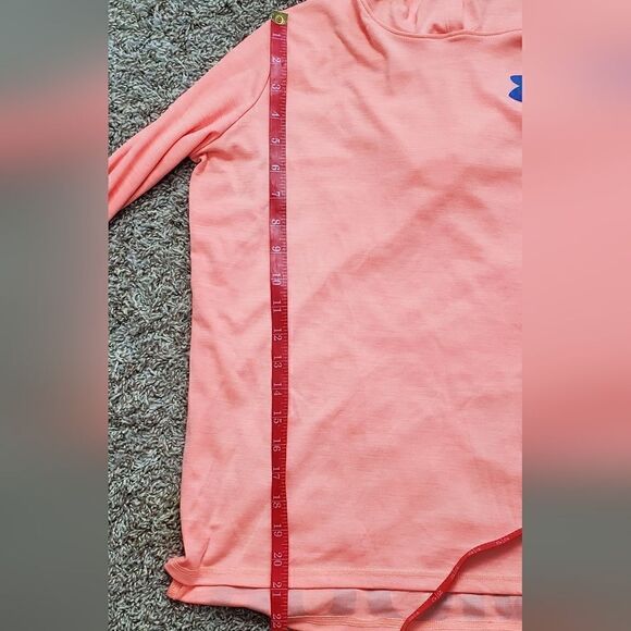 Under Armour Orange & Blue Long Sleeve Hooded T-Shirt - Picture 5 of 9